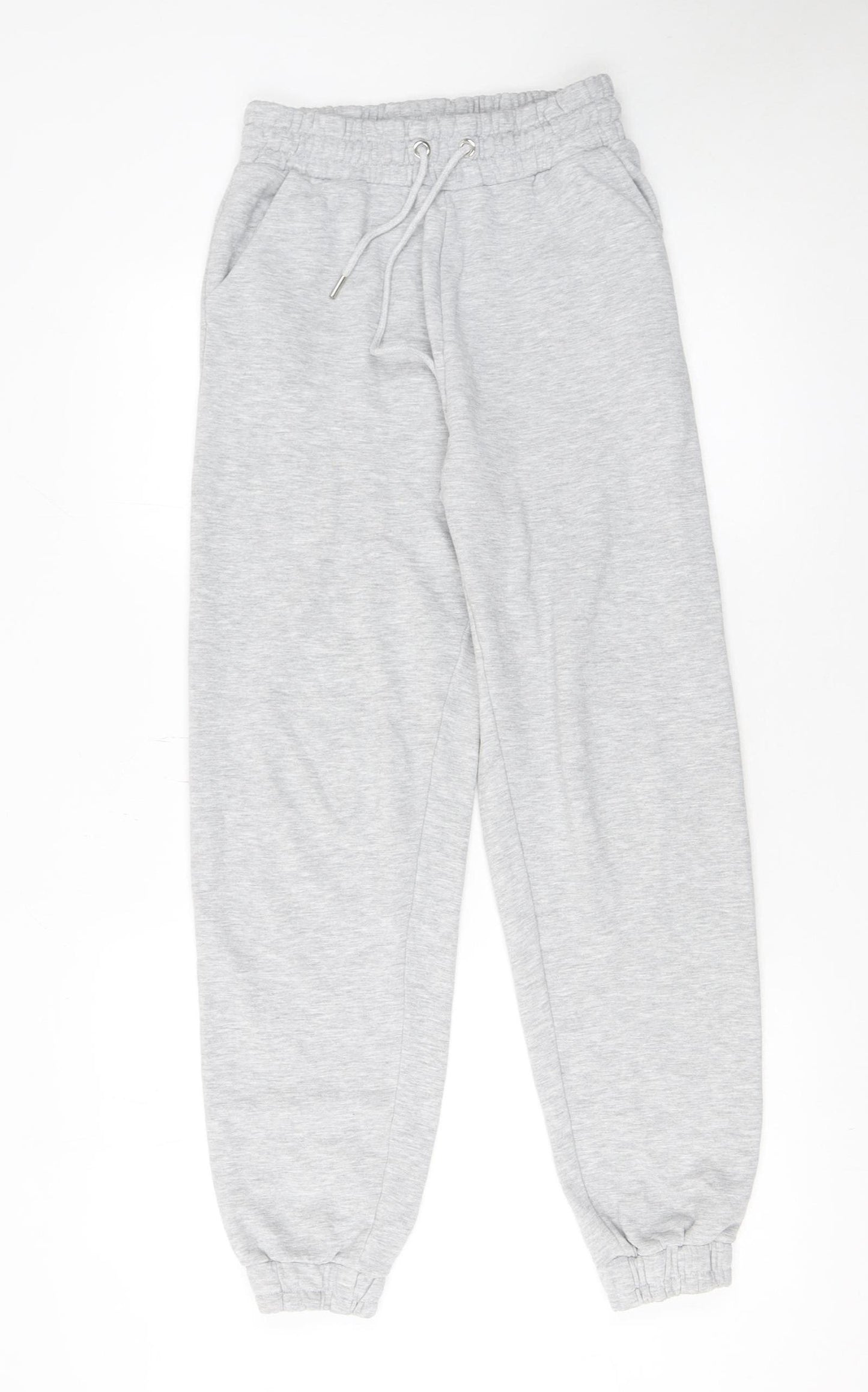 Stradivarius Women’s Grey Jogger Sweatpants S Polyester Cotton