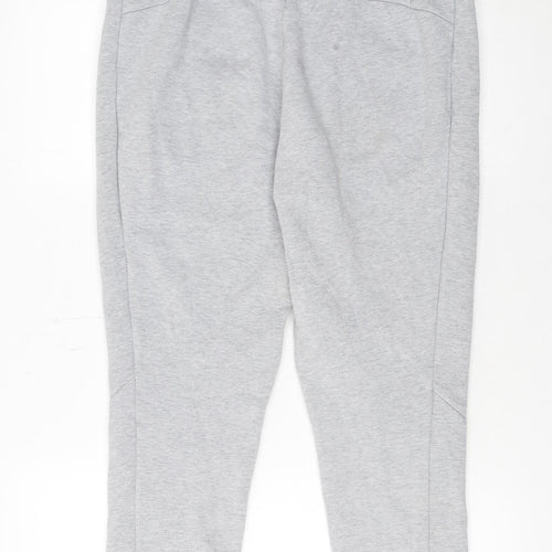 Puma Womens Grey Jogger Trousers Size M Elastic Waist Comfort Fit