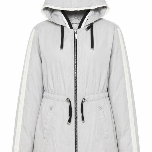 Laundry by Shelli Segal Women’s Grey Hooded Parka Jacket Size M