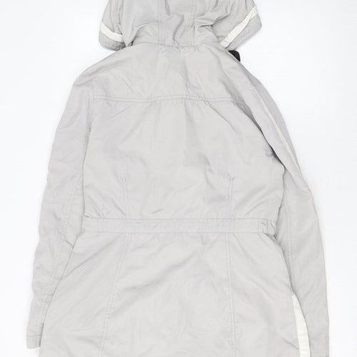 Laundry by Shelli Segal Women’s Grey Hooded Parka Jacket Size M