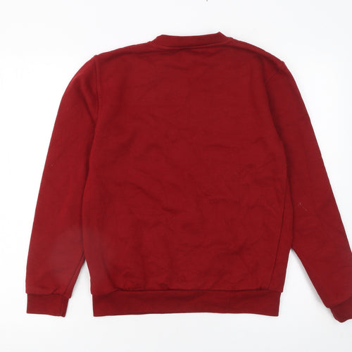 Paris Tour D'Or Red Crew Neck Sweatshirt Women S Paris Print Pullover