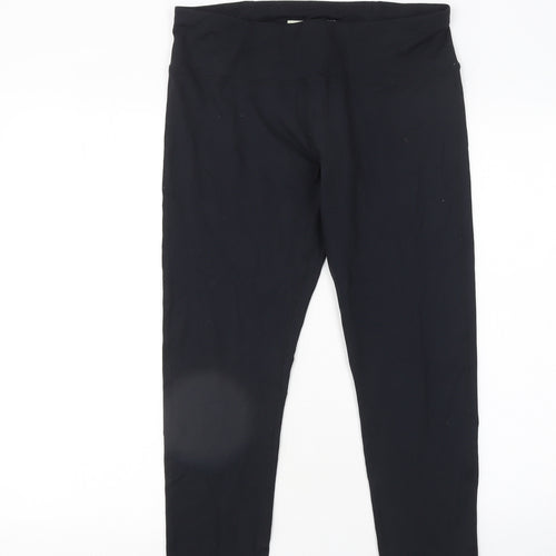 Archive Sport Women's Black Ankle Leggings L Nylon Blend