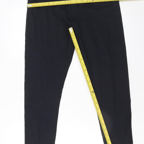 Archive Sport Women's Black Ankle Leggings L Nylon Blend