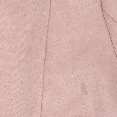 H F Womens Pink Biker Jacket XL Softshell Zip Detail