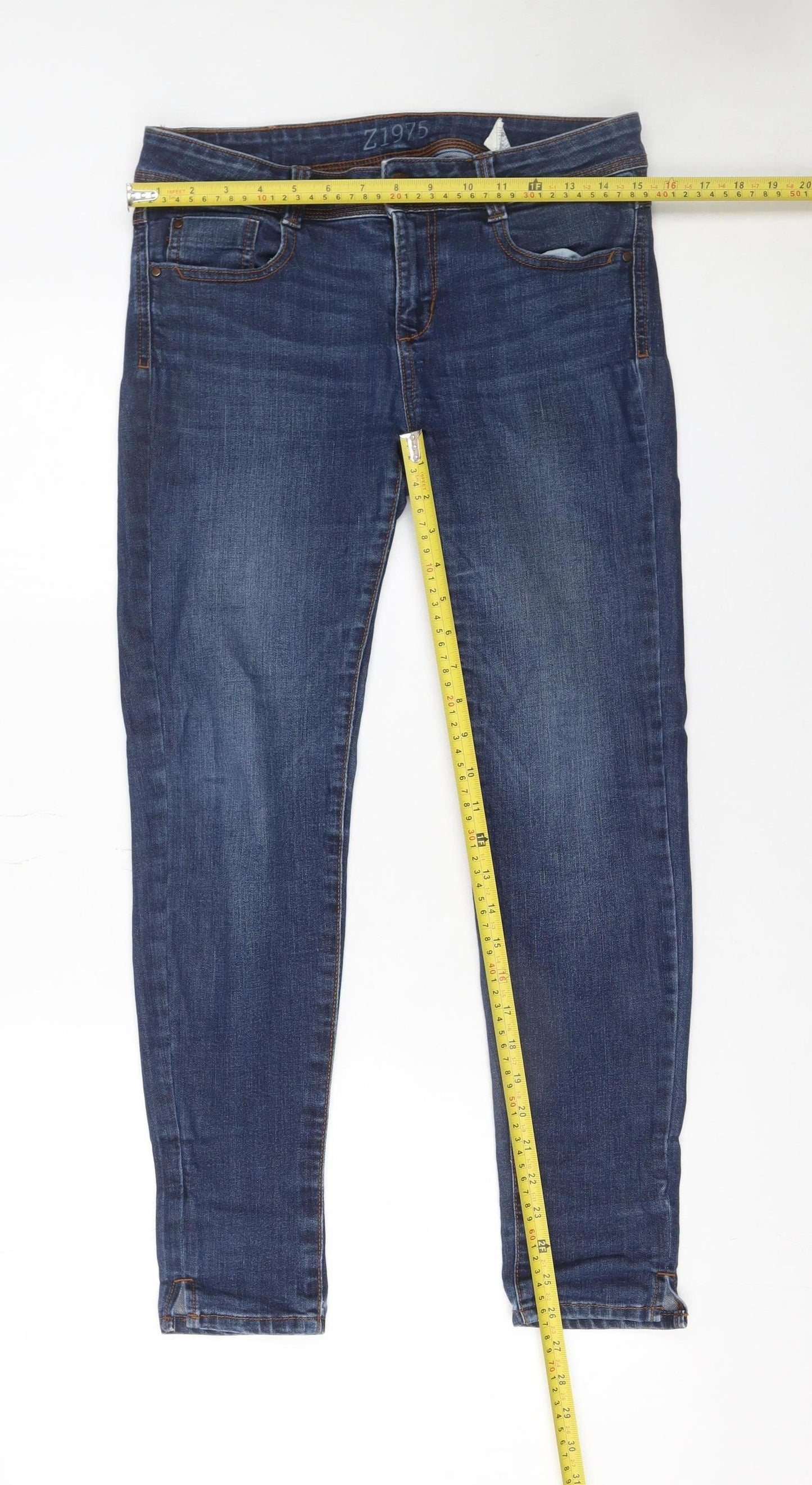 Zara Women Blue Size 10 Z1975 Denim Skinny Jeans