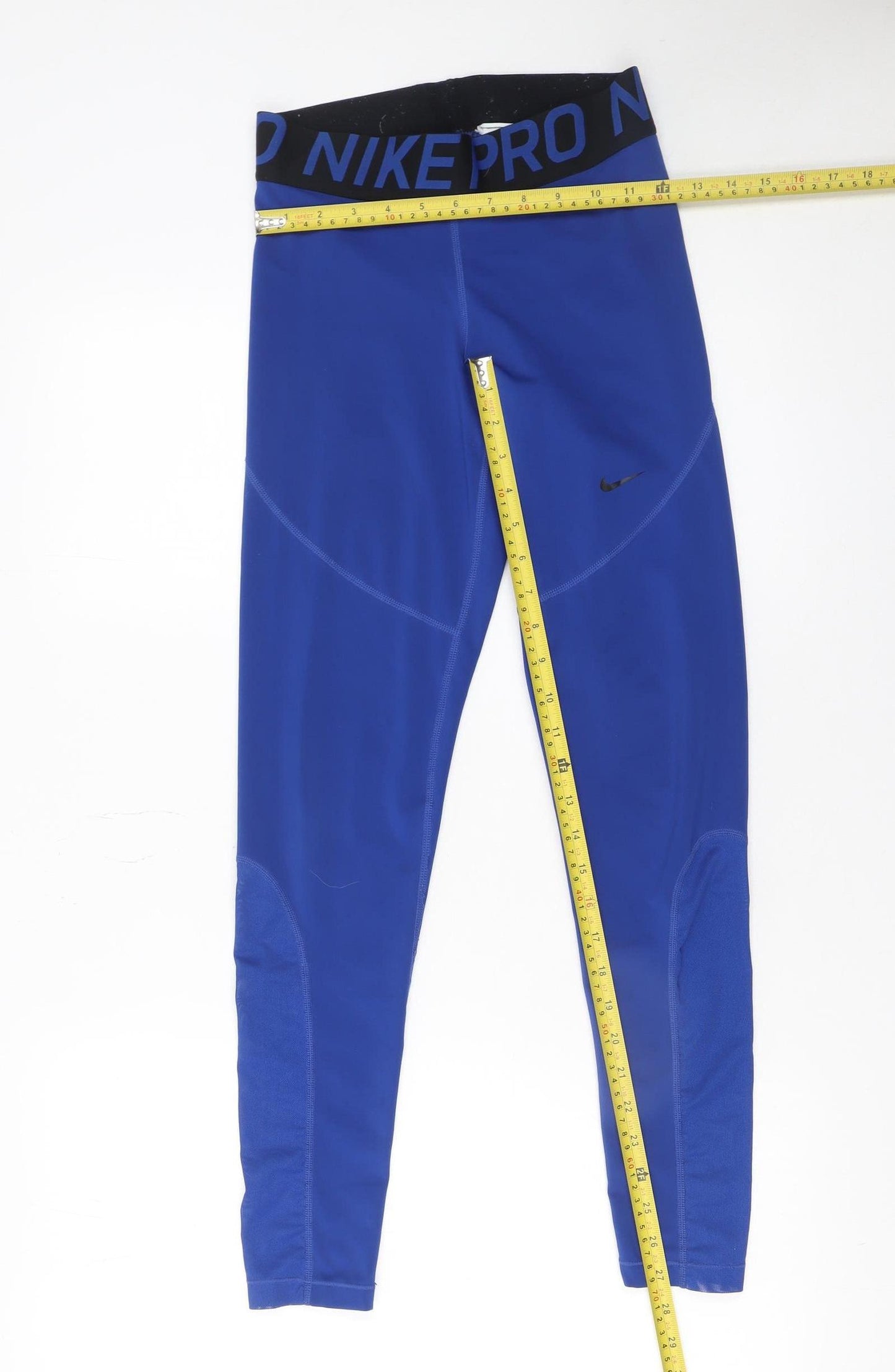 Nike Women's Blue Pro Dri-Fit Leggings Size M Activewear