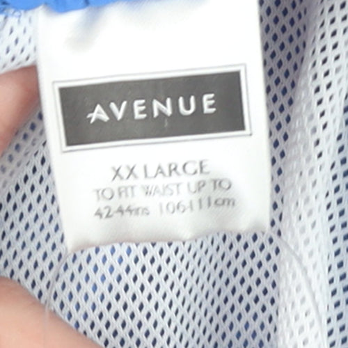 Avenue Men's Blue 2XL Swim Shorts Quick Dry Polyamide