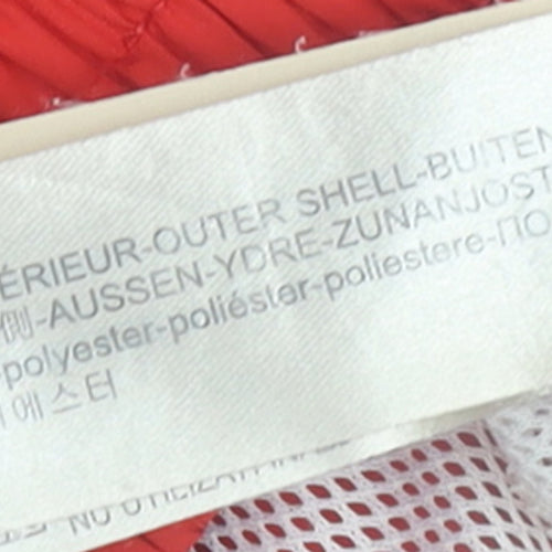 Massimo Dutti Men Red Swim Shorts M Polyester Quick Dry Elastic Waist