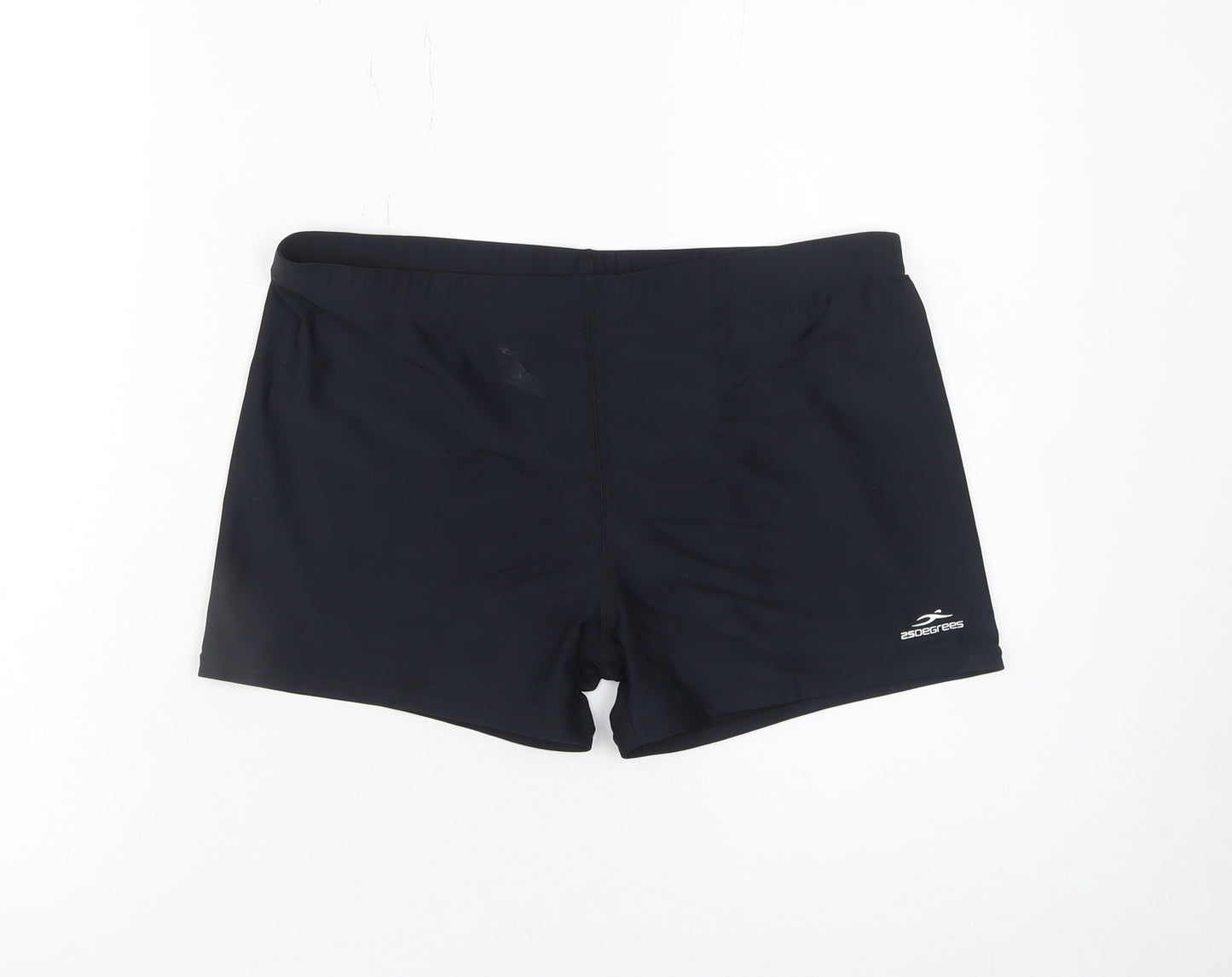 25 Degrees Men's Black XXL Square Leg Trunks Quick Dry Swimwear