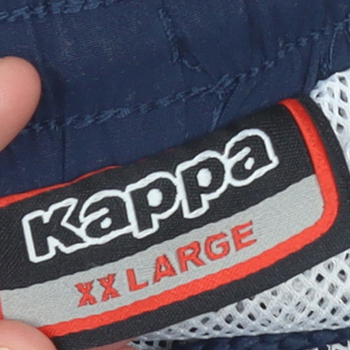Kappa Men's Blue Swim Shorts XX Large Quick Dry Polyester