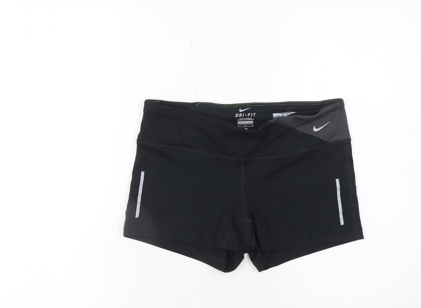 Nike Women's Black Dri-Fit Compression Running Shorts M