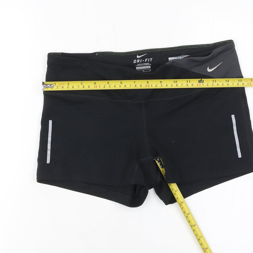 Nike Women's Black Dri-Fit Compression Running Shorts M