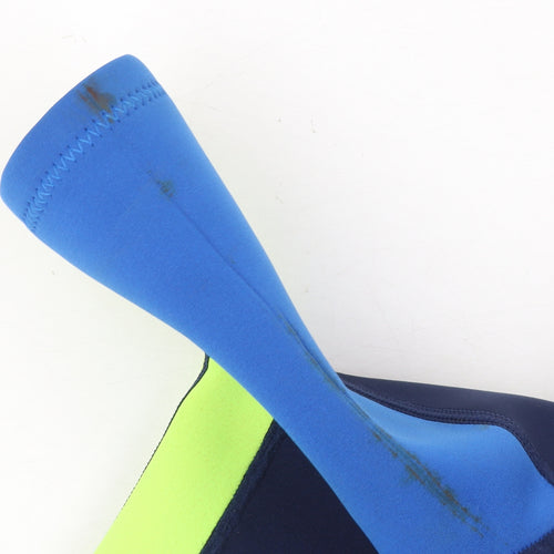 Dunnes Stores Boys Blue Green Short Sleeve Wetsuit Age 3
