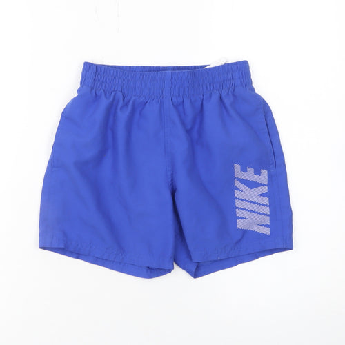 Nike Boys Blue Athletic Shorts 10-12 Years Quick Dry Sportswear