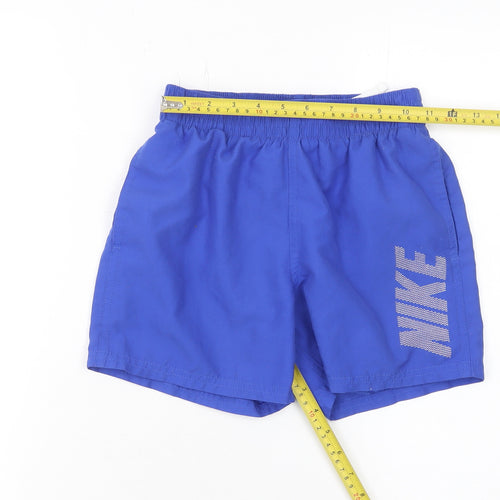 Nike Boys Blue Athletic Shorts 10-12 Years Quick Dry Sportswear