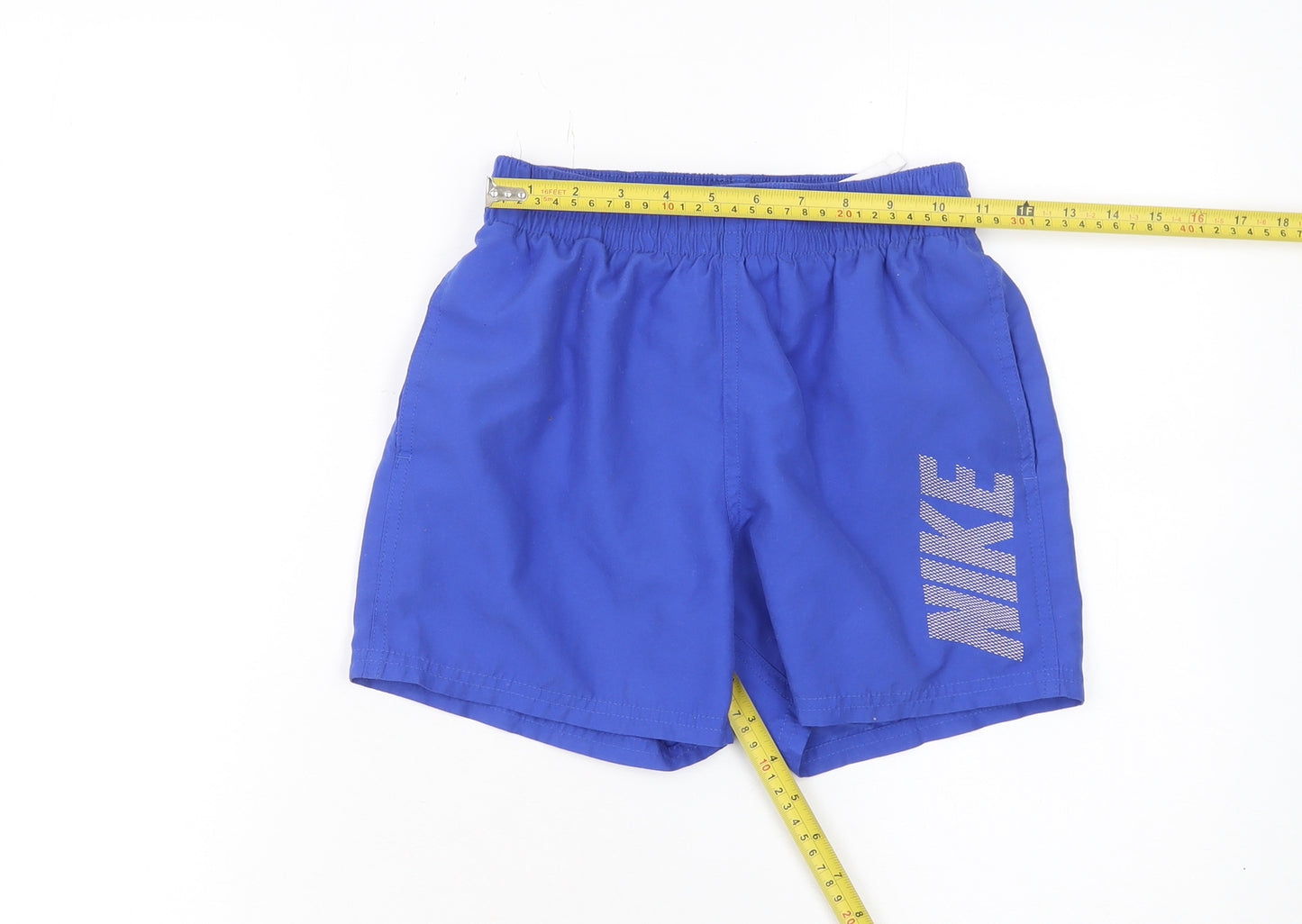 Nike Boys Blue Athletic Shorts 10-12 Years Quick Dry Sportswear
