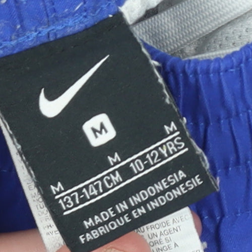 Nike Boys Blue Athletic Shorts 10-12 Years Quick Dry Sportswear