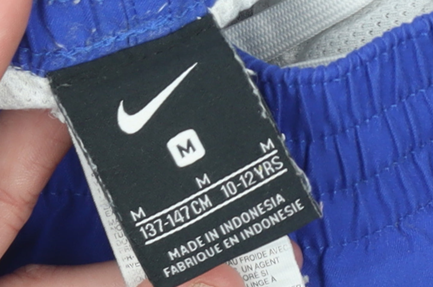 Nike Boys Blue Athletic Shorts 10-12 Years Quick Dry Sportswear