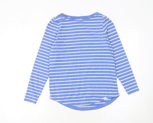 Fat Face Women’s Blue Striped Long Sleeve Breton T-Shirt Size 8