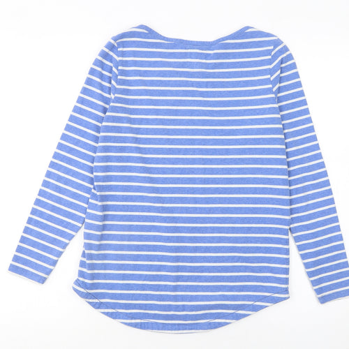 Fat Face Women’s Blue Striped Long Sleeve Breton T-Shirt Size 8