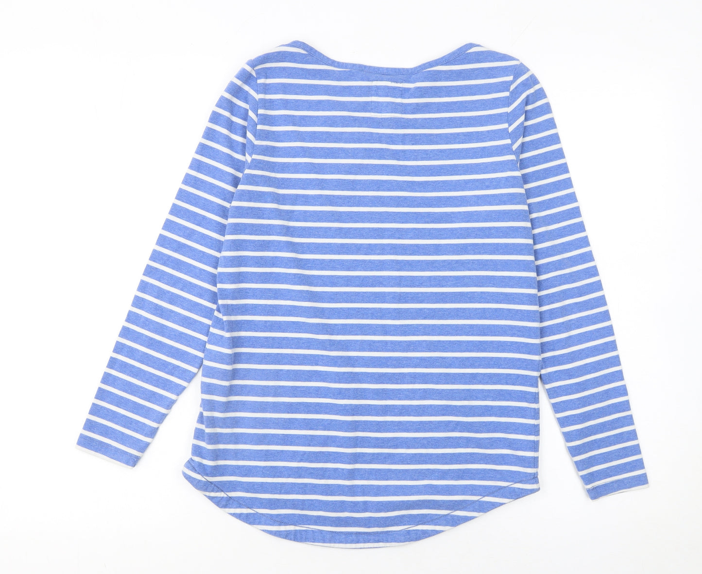 Fat Face Women’s Blue Striped Long Sleeve Breton T-Shirt Size 8