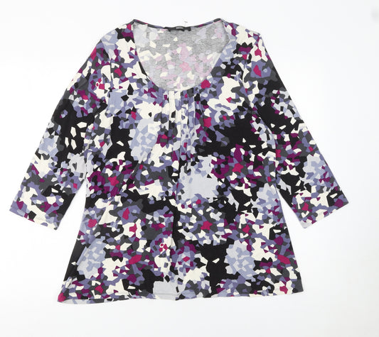 Marks and Spencer Women’s Multicoloured Geometric Tunic Blouse Size 18