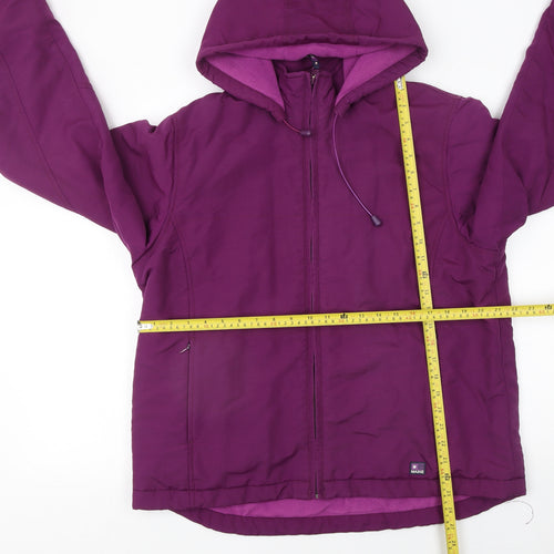 Maine New England Women's Purple Hooded Puffer Jacket Size 16