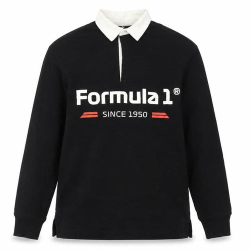 H&M Formula 1 Black Cotton Relaxed Fit Women's Sweatshirt XS