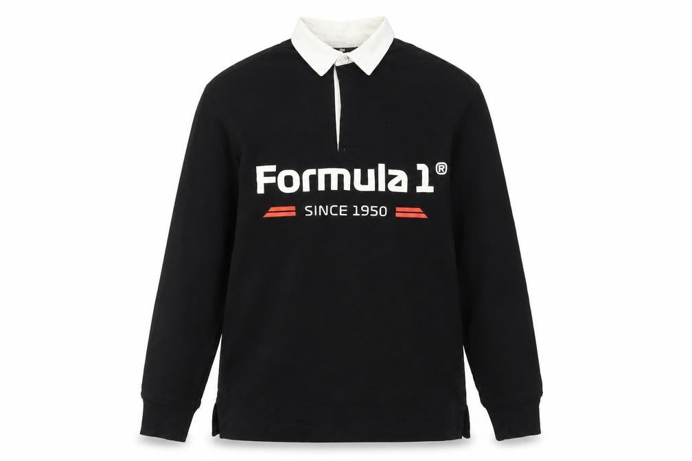 H&M Formula 1 Black Cotton Relaxed Fit Women's Sweatshirt XS