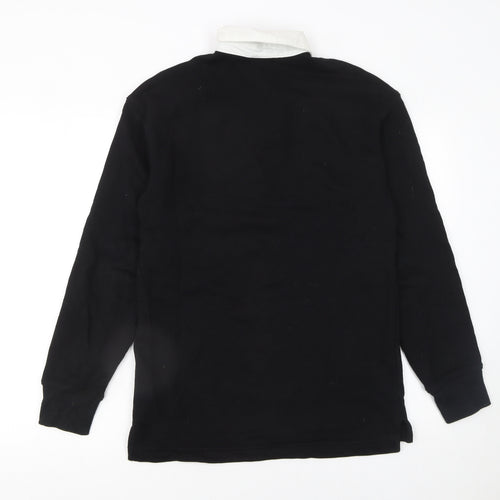 H&M Formula 1 Black Cotton Relaxed Fit Women's Sweatshirt XS