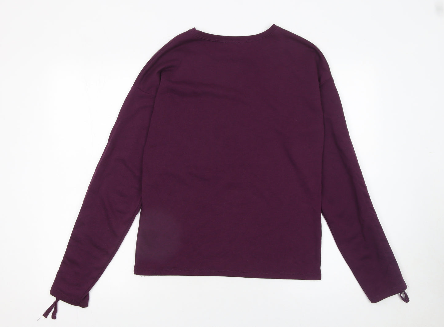 Red Herring Womens Purple Pullover Sweatshirt Size 10 Cotton Blend