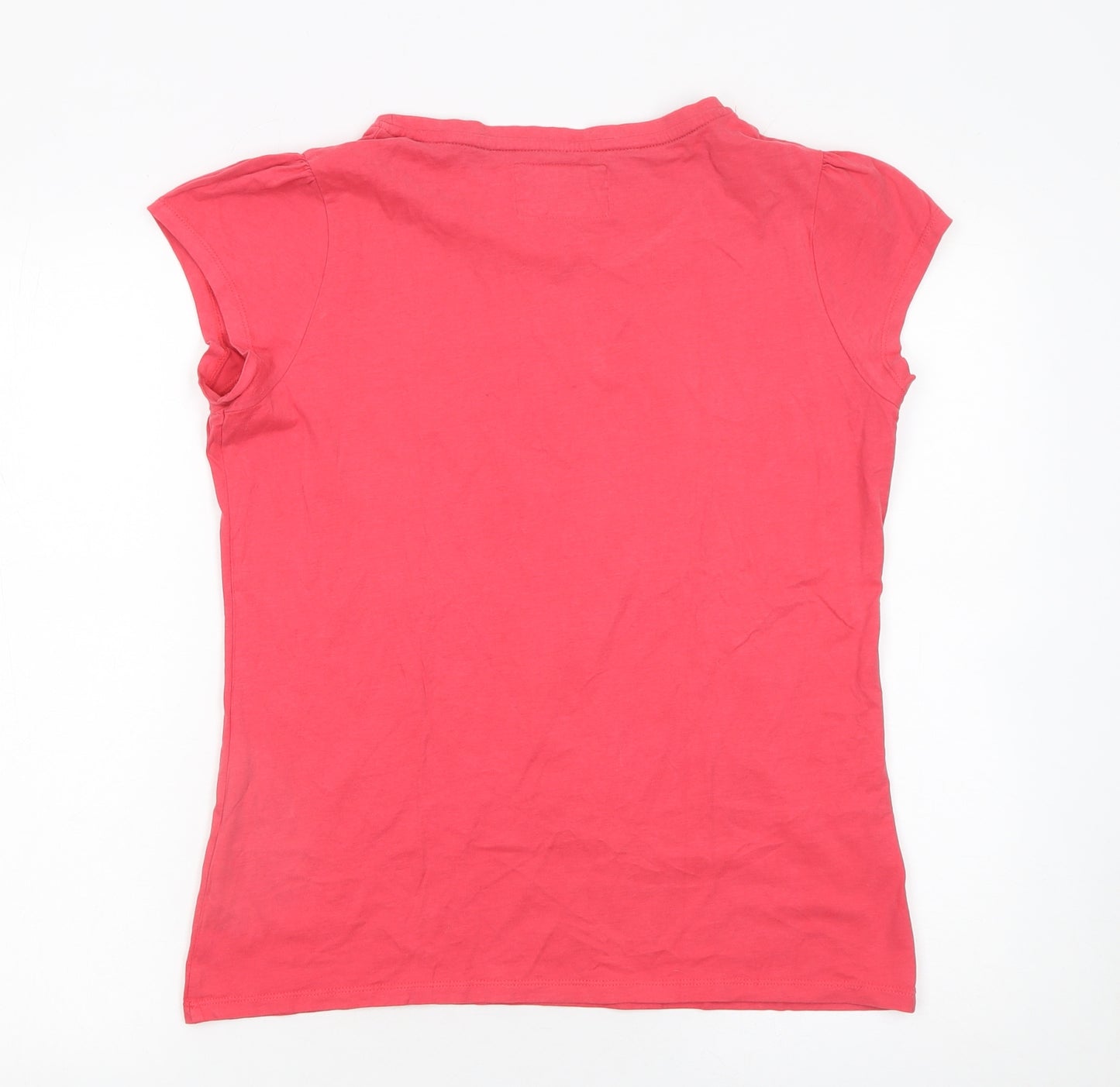 Peter Storm Womens Red Graphic Bicycle T-Shirt Size 14 Cotton