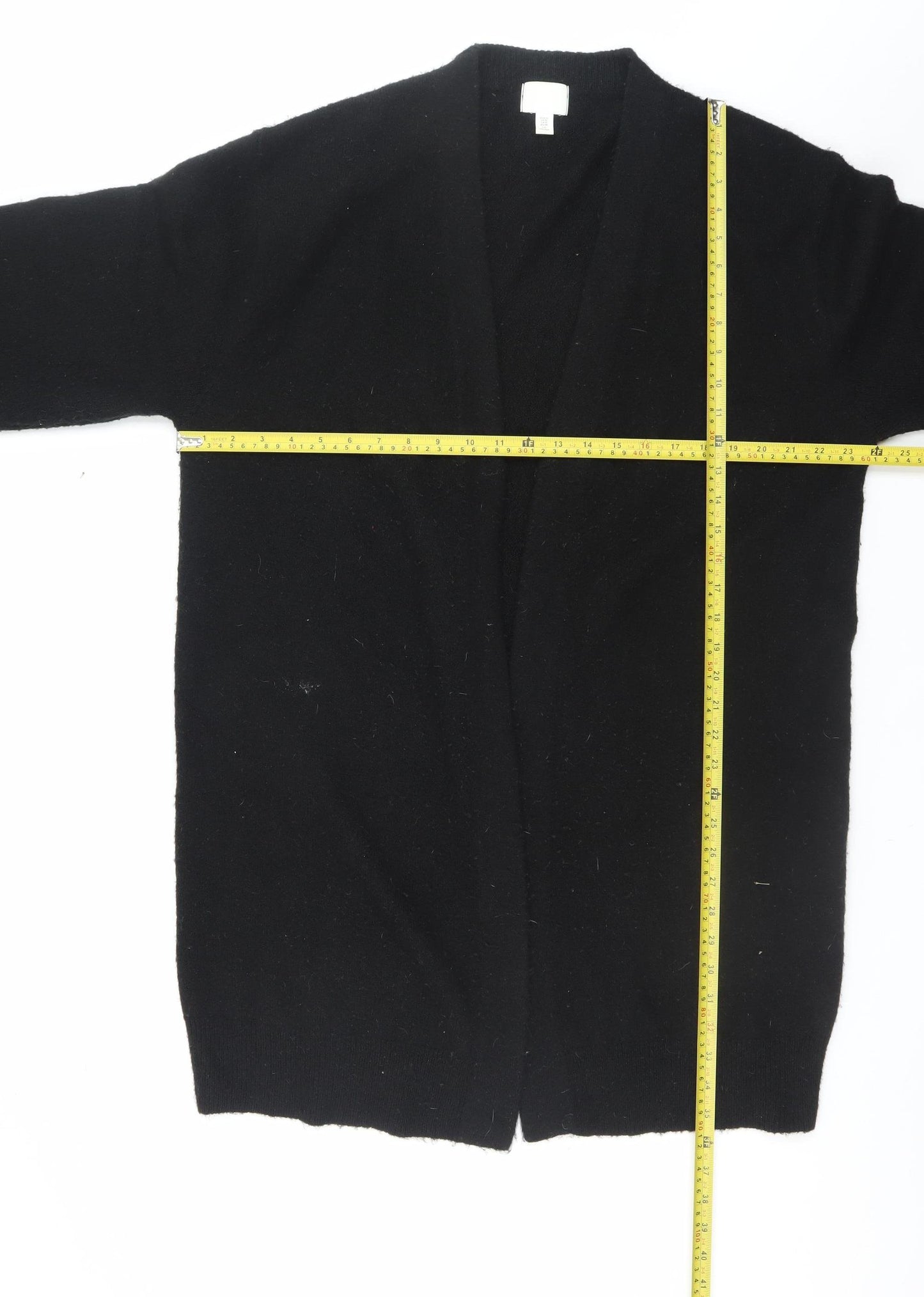 H&M Women’s Black V-Neck Long Sleeve Cardigan Size 12