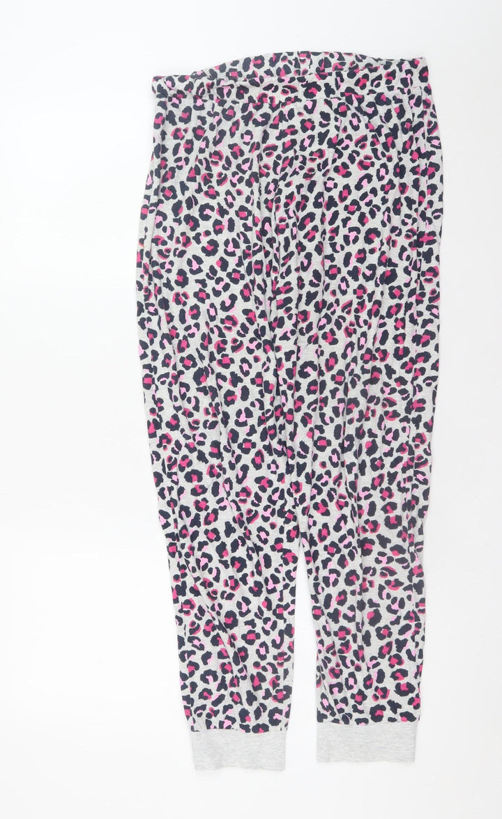 Dunnes Stores Women’s Multicoloured Leopard Print Pyjama Pants Size 8