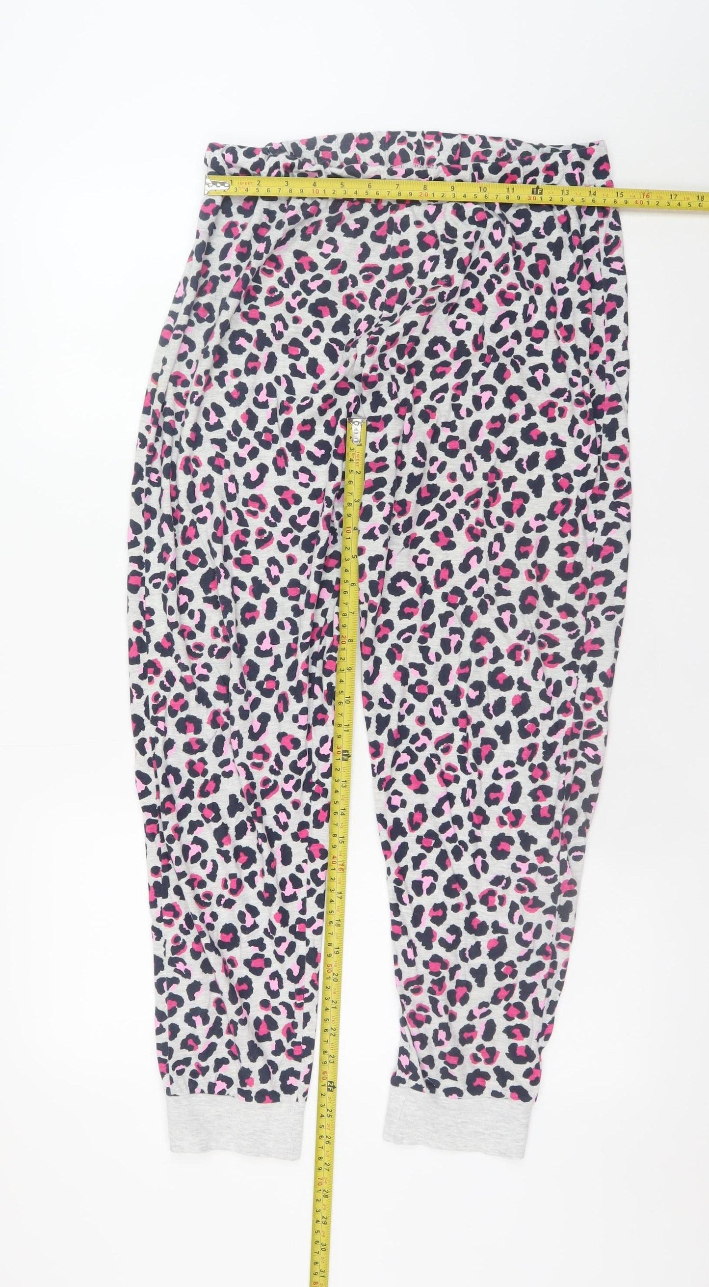 Dunnes Stores Women’s Multicoloured Leopard Print Pyjama Pants Size 8