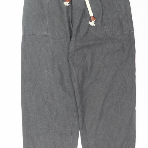 MR-DONOO Men’s Grey 3XL Relaxed Fit Cotton Jogger Trousers