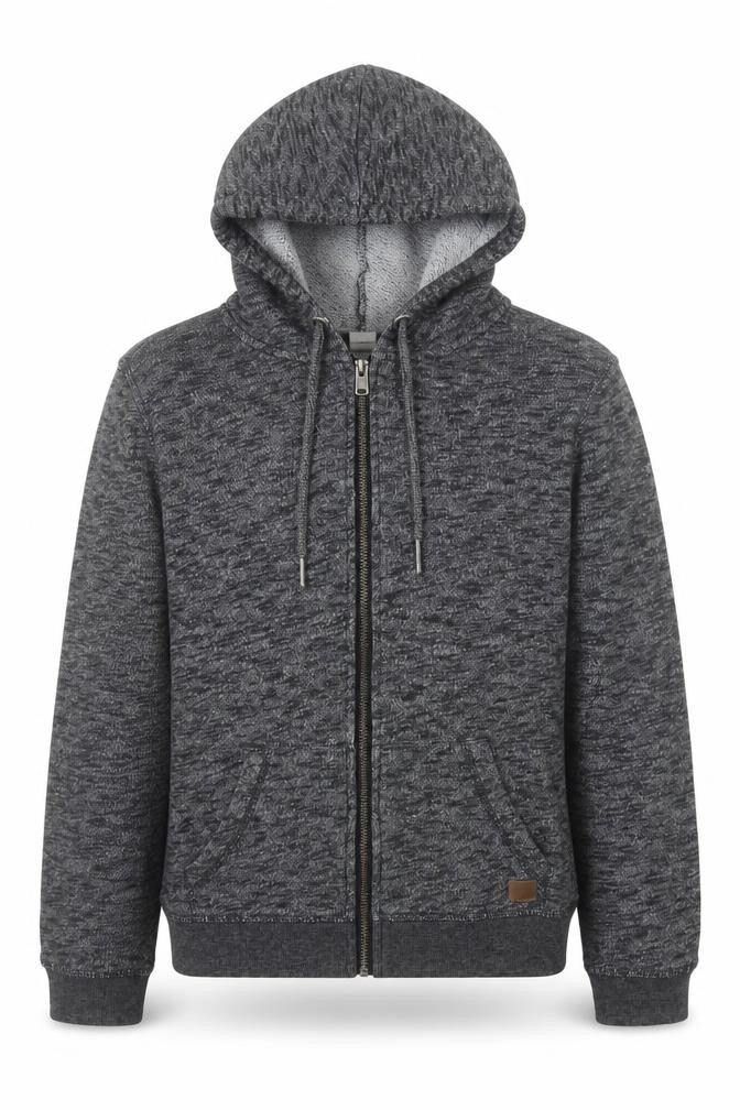 Roxy Women Grey Full Zip Hoodie Size S Cotton Blend Jersey