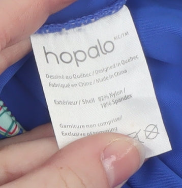 Hopalo Unisex Baby Blue Rash Guard Swim Shirt 0-3 Months Nylon Elastane
