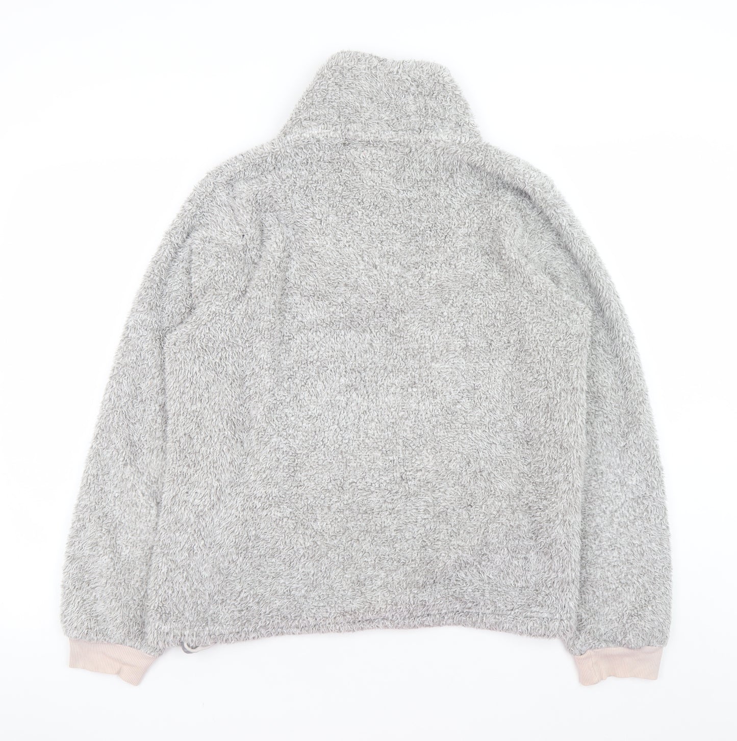 Love to Lounge Women’s Grey Fleece Cowl Neck Lounge Top Size M