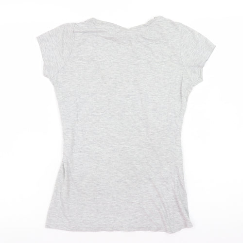 What’s Today? Girls Grey Graphic T-Shirt 'You Rock You Rule' Size S