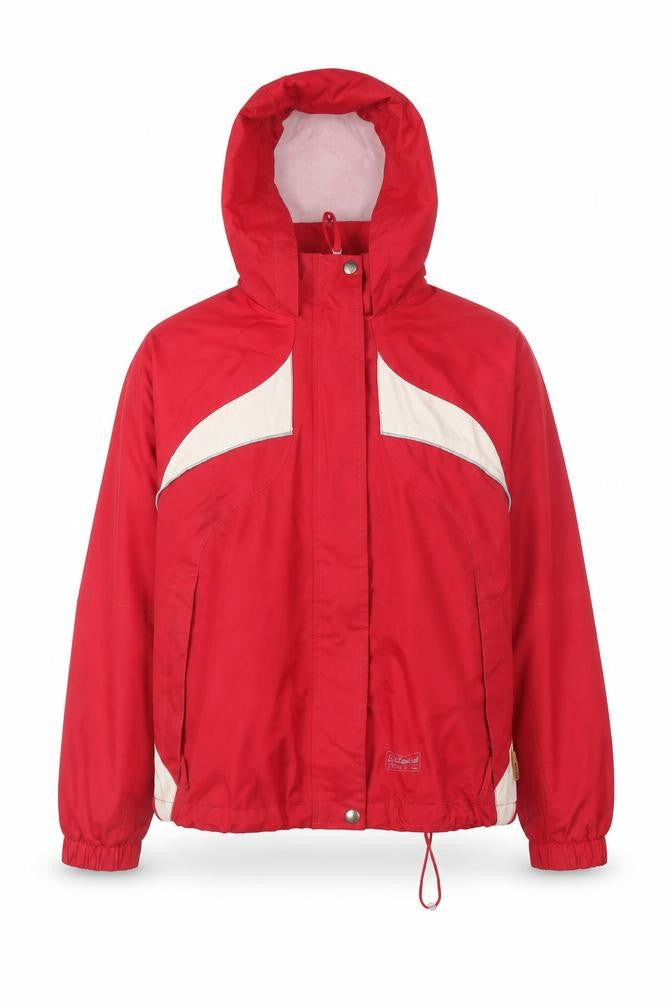 Outburst Marina Red Hooded Waterproof Windbreaker Jacket Mens M