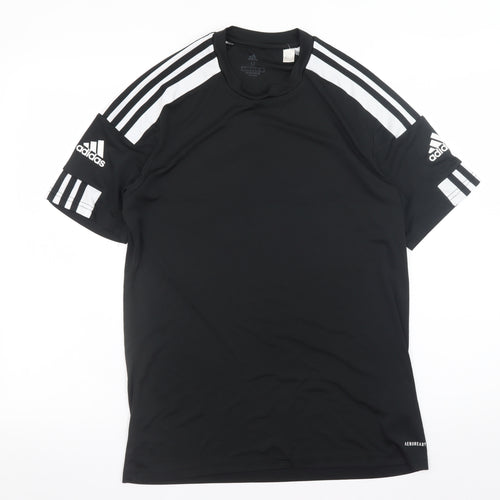Adidas Men's Black Regular Fit AEROREADY Sports T-Shirt Size M