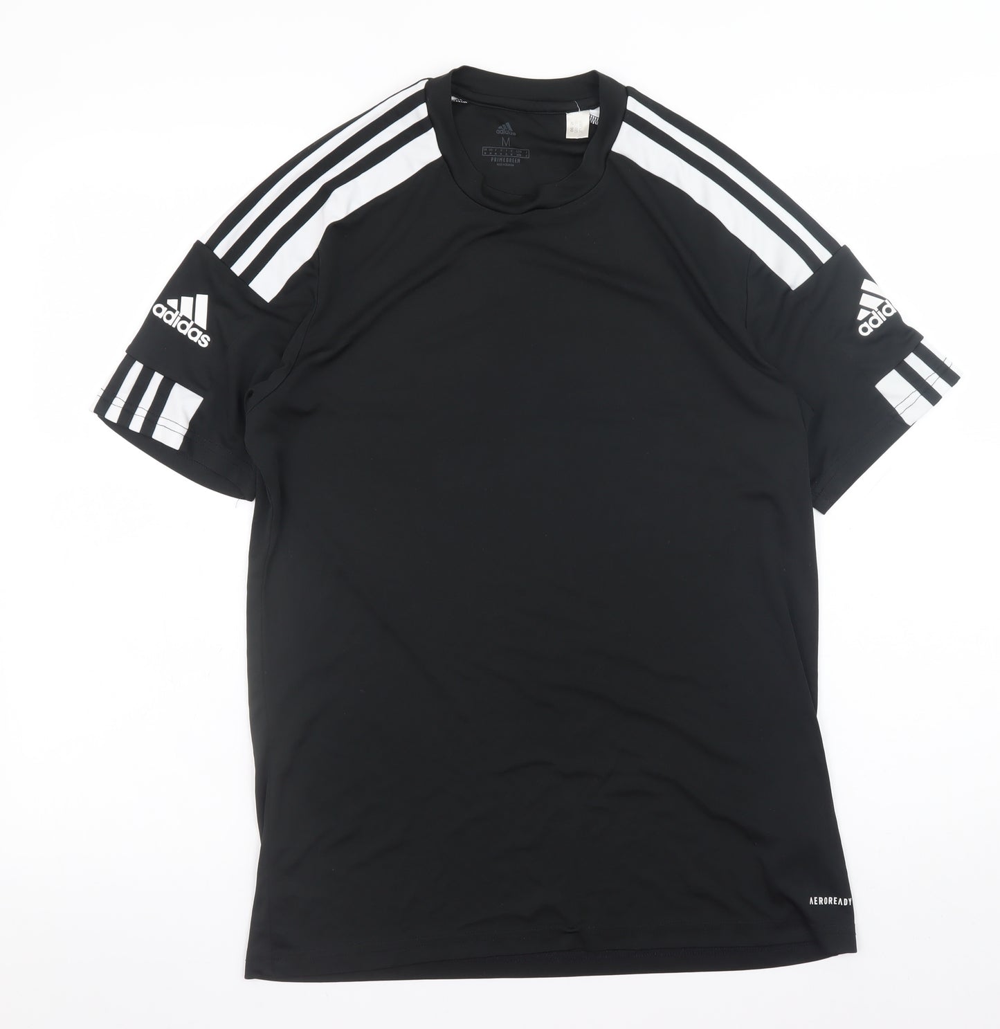 Adidas Men's Black Regular Fit AEROREADY Sports T-Shirt Size M