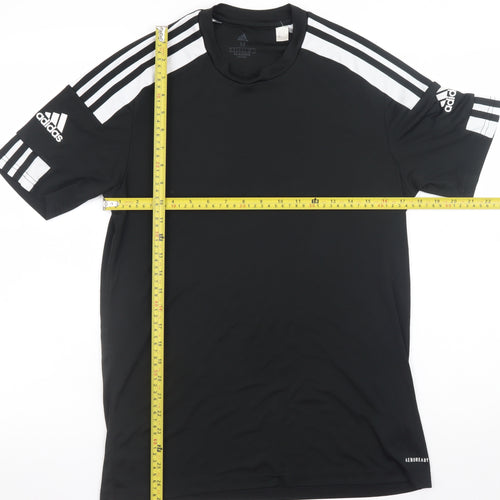 Adidas Men's Black Regular Fit AEROREADY Sports T-Shirt Size M