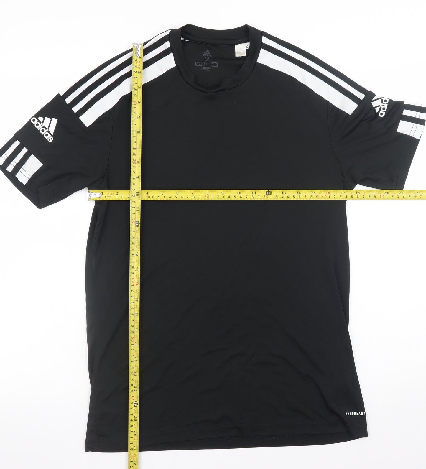 Adidas Men's Black Regular Fit AEROREADY Sports T-Shirt Size M