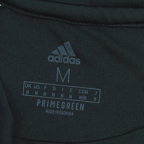 Adidas Men's Black Regular Fit AEROREADY Sports T-Shirt Size M