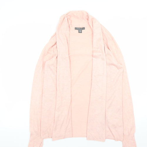 Primark Women’s Pink Knit Open Long Sleeve Cardigan M UK 10/12