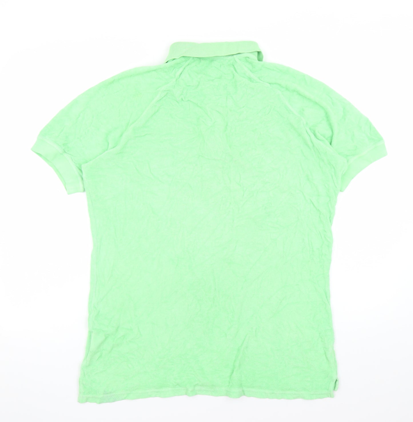 Dsquared2 Men's Green XL Slim Fit Cotton Polo Shirt