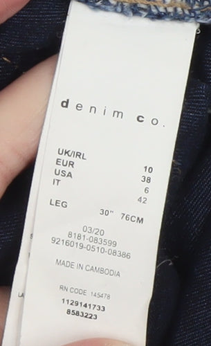 Denim Co Women Blue Size 10 Skinny Stretch Jeans 30in Leg