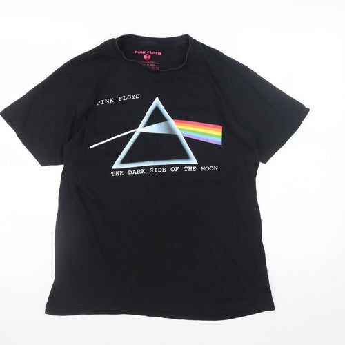 Pink Floyd Women's Black L Basic Cotton Band T-Shirt